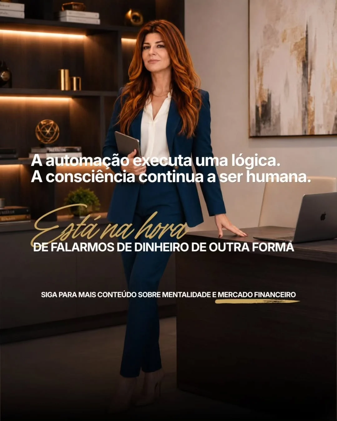 Jaciara afirma que a automação executa uma lógica e a consciência continua humana.